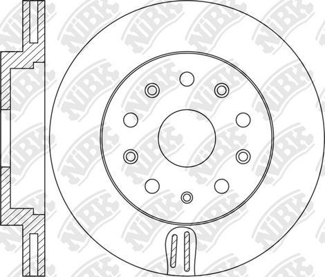 NiBK RN1377 - Brake Disc autospares.lv