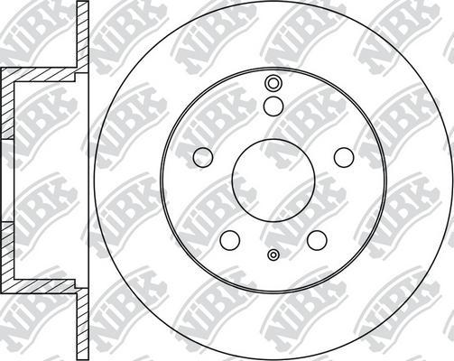 NiBK RN1290 - Brake Disc autospares.lv