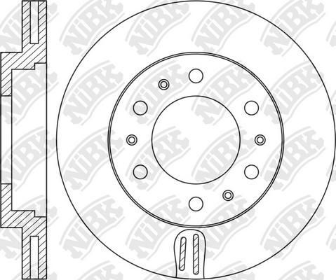 NiBK RN1297 - Brake Disc autospares.lv