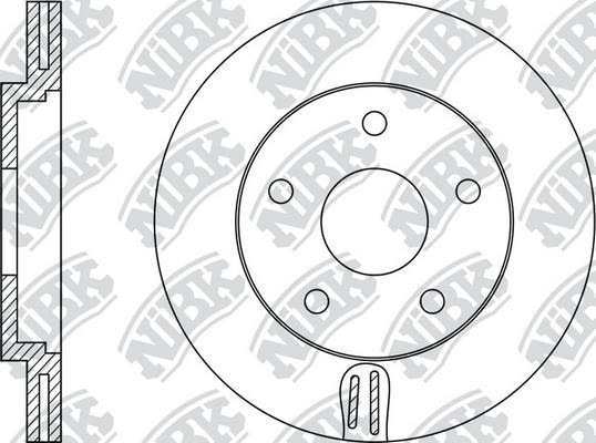 NiBK RN1256 - Brake Disc autospares.lv