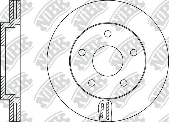 NiBK RN1252 - Brake Disc autospares.lv