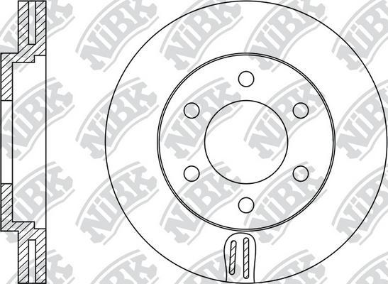 NiBK RN1266 - Brake Disc autospares.lv