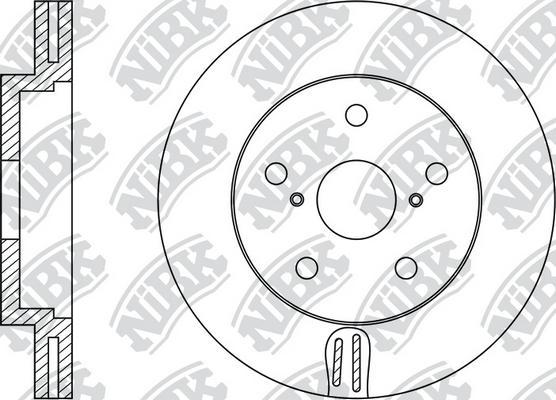 NiBK RN1200 - Brake Disc autospares.lv