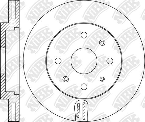 NiBK RN1202 - Brake Disc autospares.lv