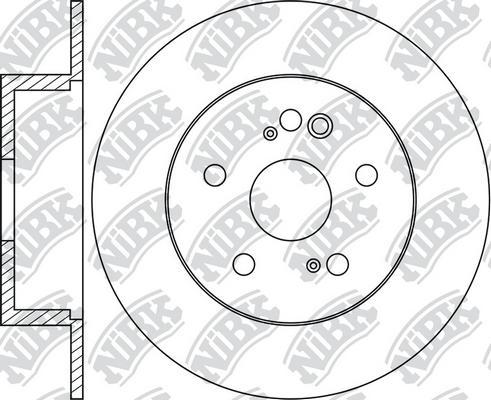 NiBK RN1207 - Brake Disc autospares.lv