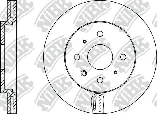 NiBK RN1214 - Brake Disc autospares.lv