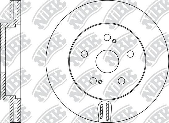 NiBK RN1210 - Brake Disc autospares.lv