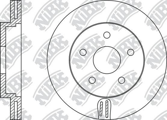 NiBK RN1213 - Brake Disc autospares.lv