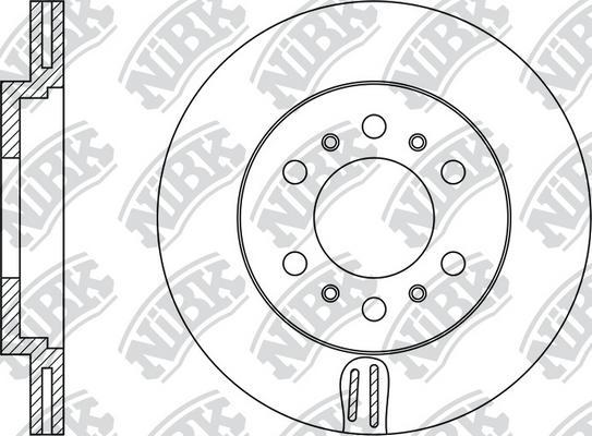 NiBK RN1217 - Brake Disc autospares.lv