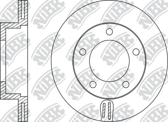 NiBK RN1284 - Brake Disc autospares.lv