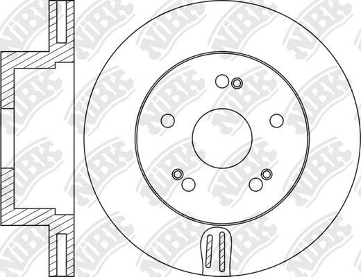 NiBK RN1285 - Brake Disc autospares.lv