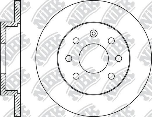 NiBK RN1282 - Brake Disc autospares.lv