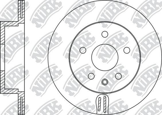 NiBK RN1234 - Brake Disc autospares.lv