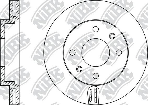 NiBK RN1230 - Brake Disc autospares.lv