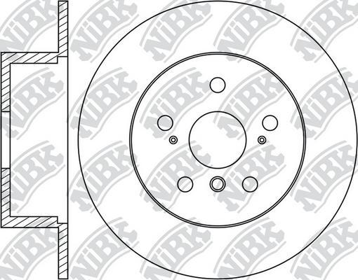 NiBK RN1232 - Brake Disc autospares.lv