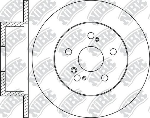 NiBK RN1229 - Brake Disc autospares.lv