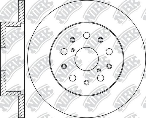 NiBK RN1225 - Brake Disc autospares.lv