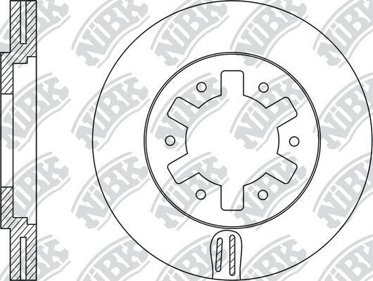 NiBK RN1226 - Brake Disc autospares.lv