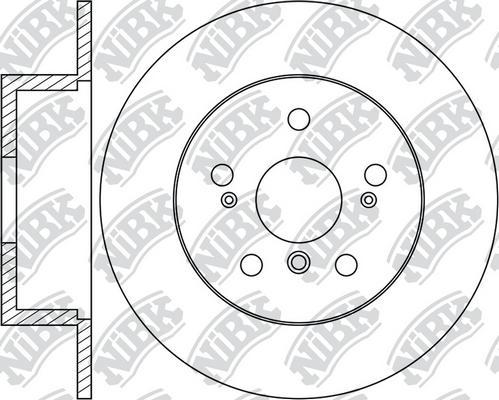 NiBK RN1223 - Brake Disc autospares.lv