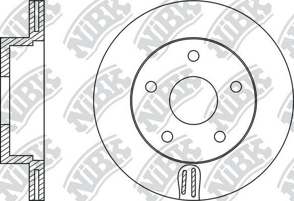 NiBK RN1276 - Brake Disc autospares.lv