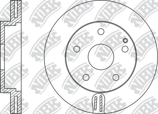 NiBK RN1270 - Brake Disc autospares.lv