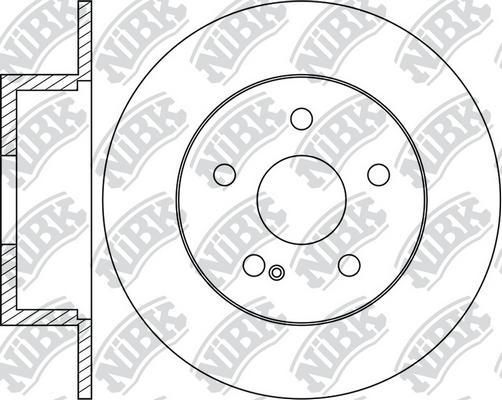 NiBK RN1271 - Brake Disc autospares.lv