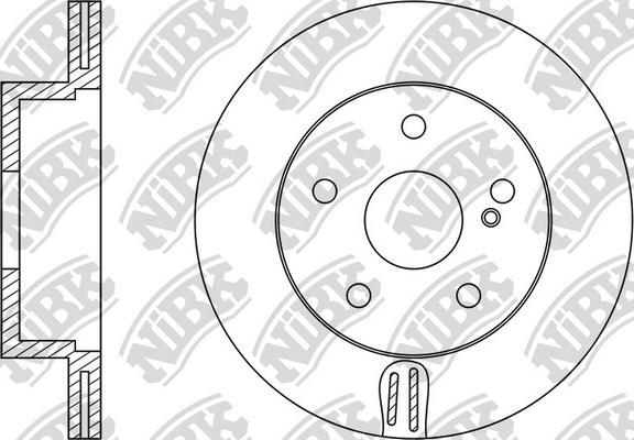 NiBK RN1272 - Brake Disc autospares.lv