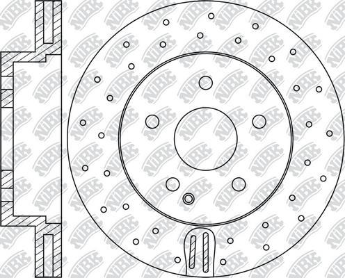 NiBK RN1794DSET - High Performance Brake Disc autospares.lv