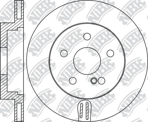 NiBK RN1795 - Brake Disc autospares.lv