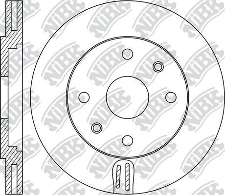 NiBK RN1748 - Brake Disc autospares.lv