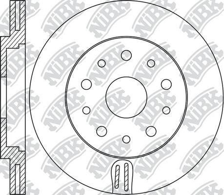 NiBK RN1754 - Brake Disc autospares.lv