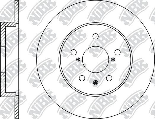 NiBK RN1755 - Brake Disc autospares.lv