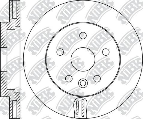 NiBK RN1756 - Brake Disc autospares.lv