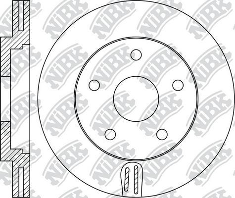 NiBK RN1753 - Brake Disc autospares.lv