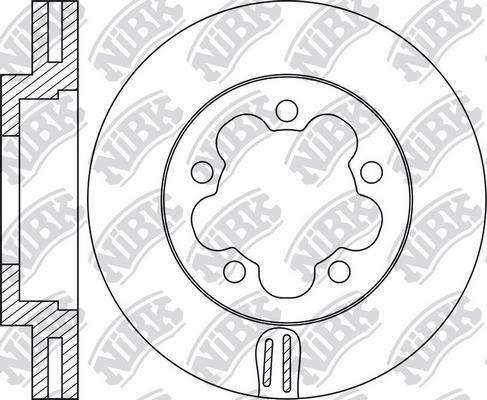 NiBK RN1752 - Brake Disc autospares.lv