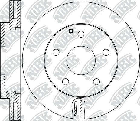 NiBK RN1705 - Brake Disc autospares.lv