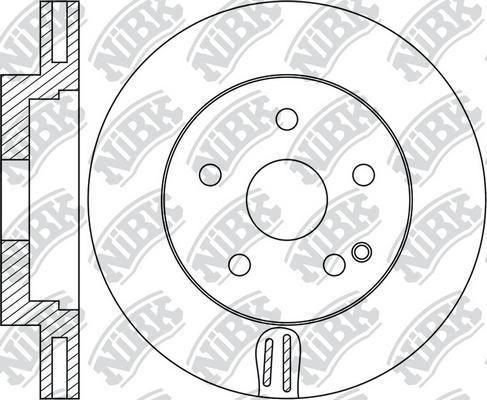 NiBK RN1701 - Brake Disc autospares.lv