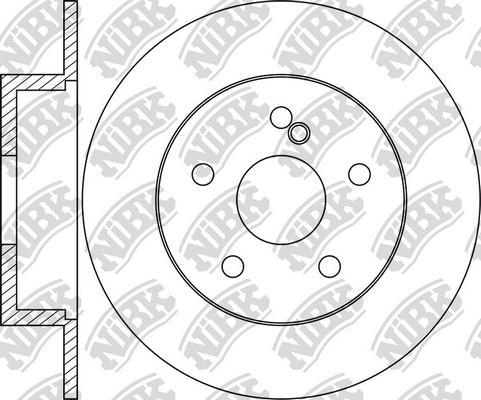 NiBK RN1708 - Brake Disc autospares.lv