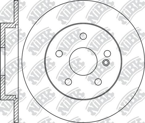 NiBK RN1703 - Brake Disc autospares.lv