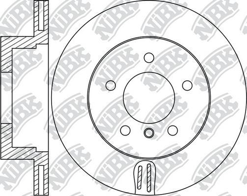 CAR NBD1815 - Brake Disc autospares.lv