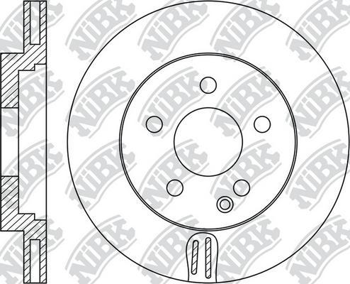 NiBK RN1780 - Brake Disc autospares.lv