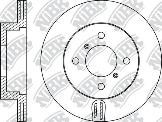 NiBK RN1787 - Brake Disc autospares.lv