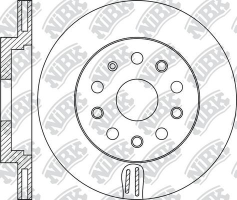 NiBK RN1739 - Brake Disc autospares.lv