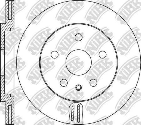 NiBK RN1734 - Brake Disc autospares.lv