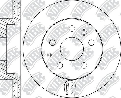 KRAFT AUTOMOTIVE 6050562 - Brake Disc autospares.lv