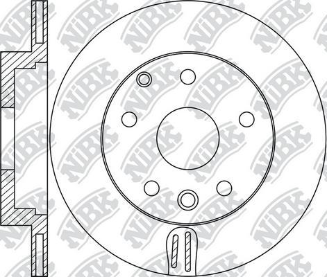 NiBK RN1732 - Brake Disc autospares.lv