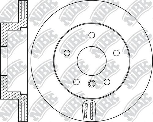 NiBK RN1721 - Brake Disc autospares.lv