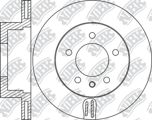 NiBK RN1722 - Brake Disc autospares.lv