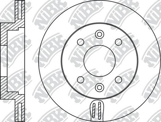 NiBK RN1779 - Brake Disc autospares.lv