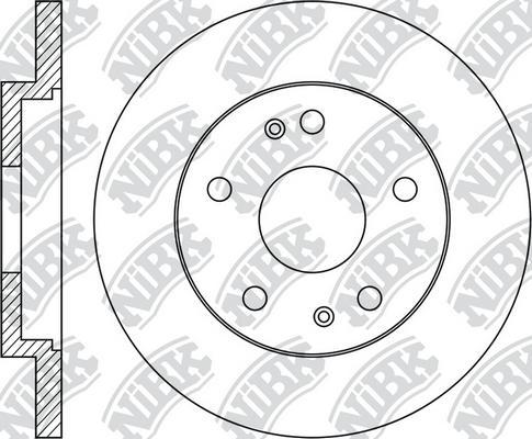 NiBK RN1777 - Brake Disc autospares.lv